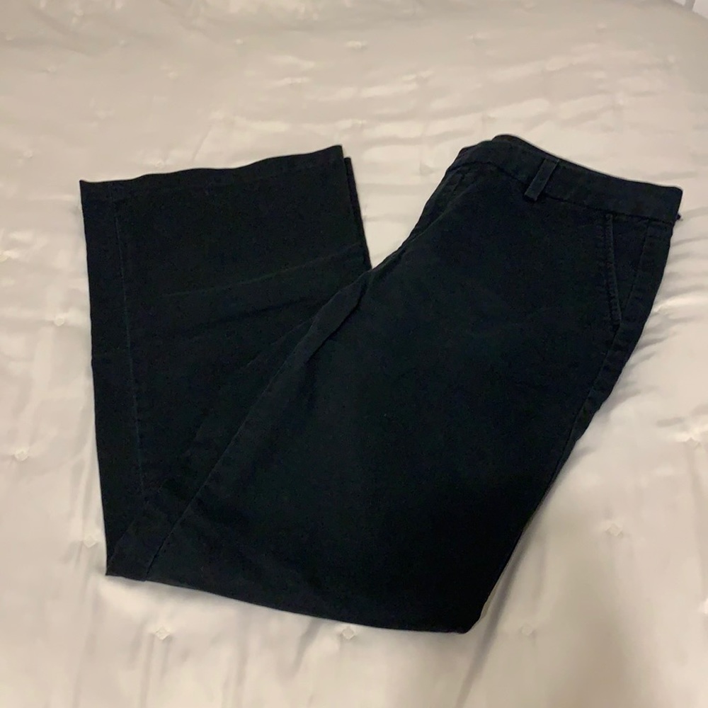 Banana Republic, Black Straight leg pants, Martin Fit,  black, 8R